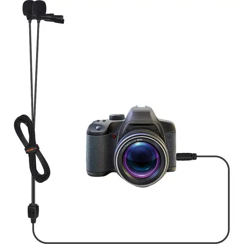 COMICA AUDIO TECH CVM-D02 (B6.0m) Dual-head Lavalier Microphone